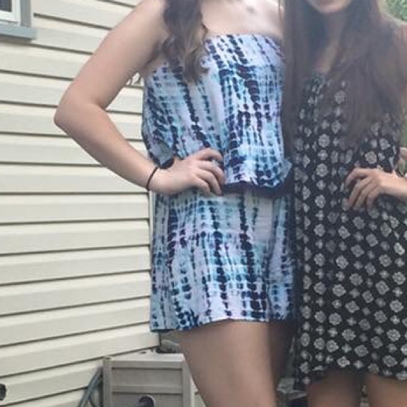 XHILARATION STRAPLESS ROMPER - Picture 2 of 2